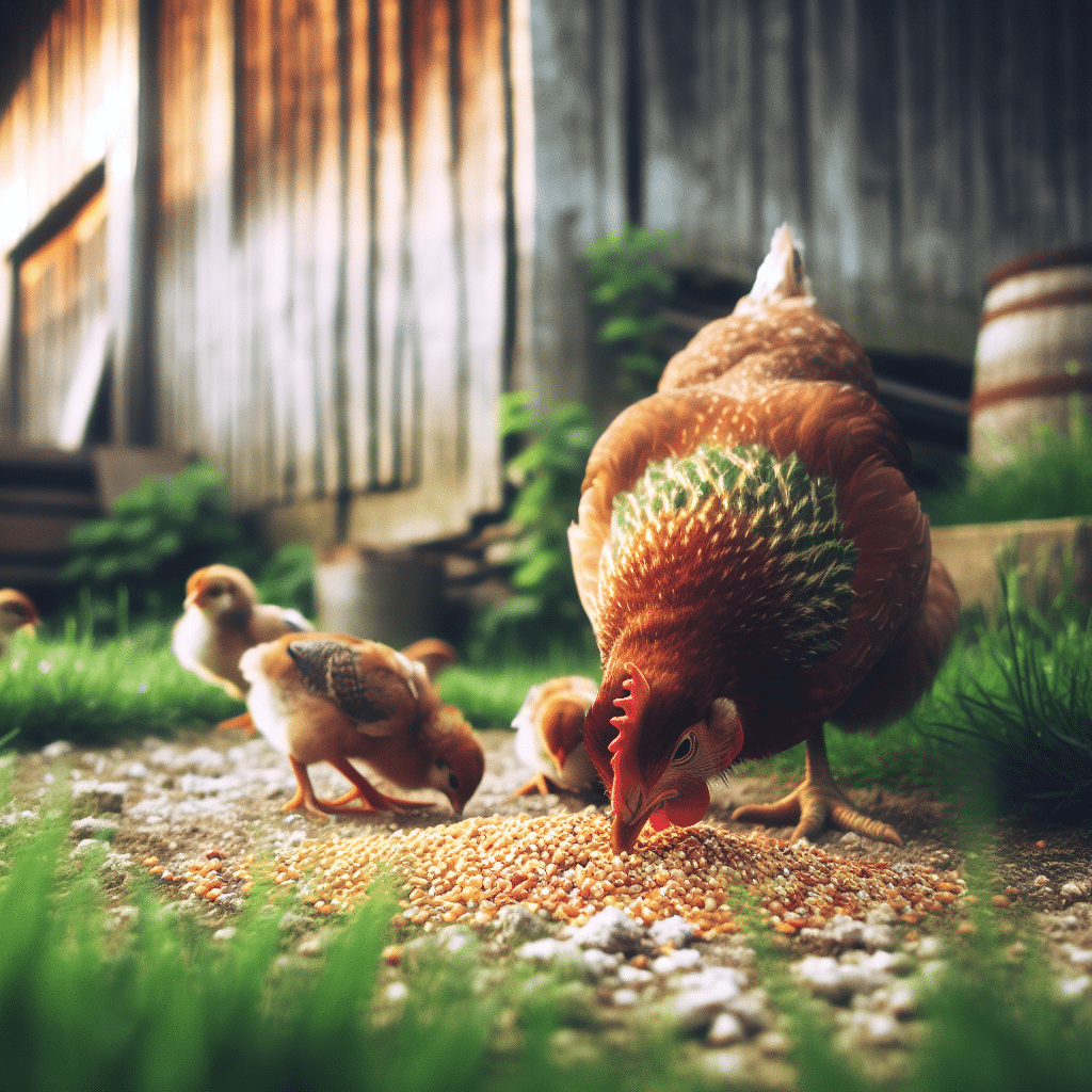 Alimentação Galinha Balão