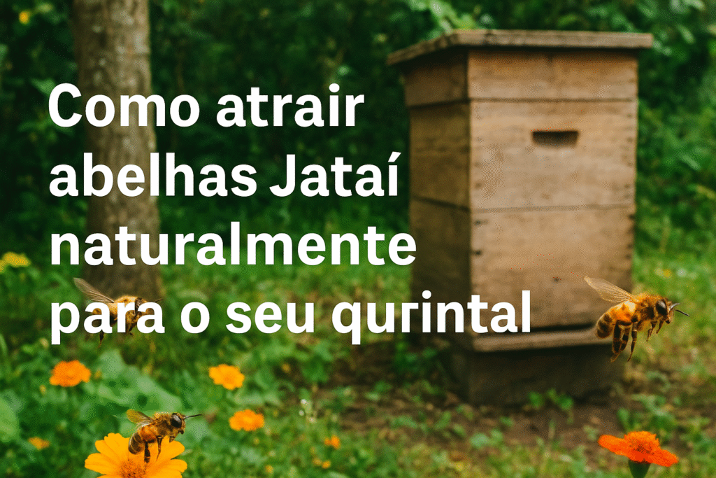 Como atrair abelhas Jataí