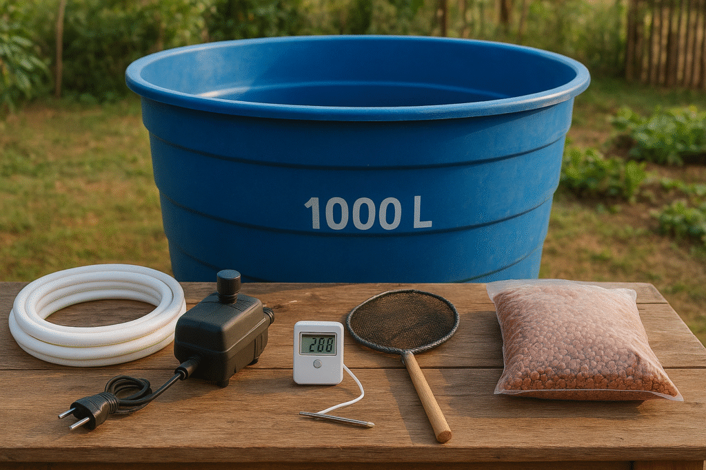 Materiais básicos para montar o sistema