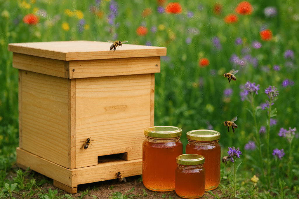 Abelha mandaçaia pode produzir quantos litros de mel