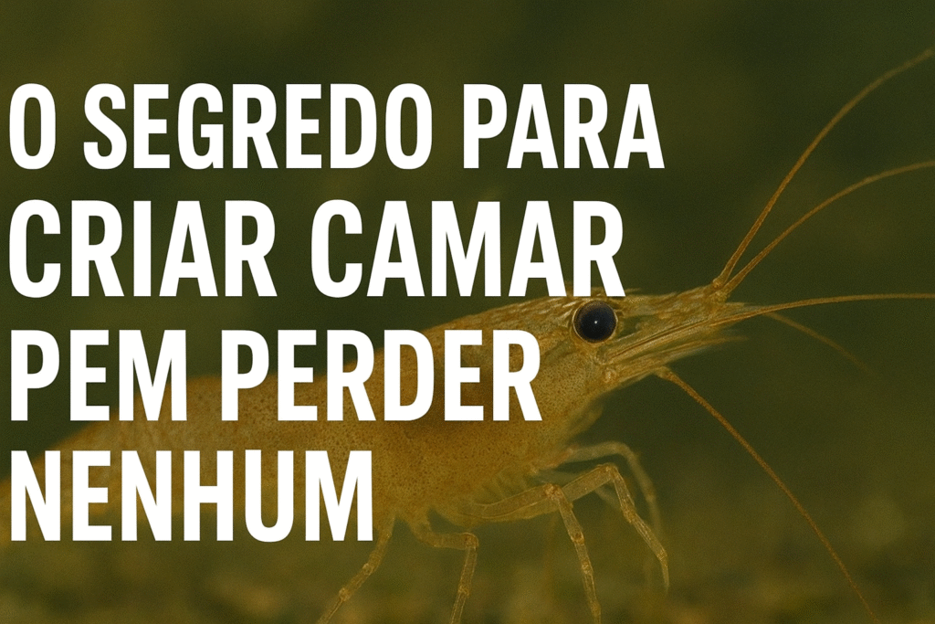 O Segredo Para Criar Camarão Pitu Sem Perder Nenhum