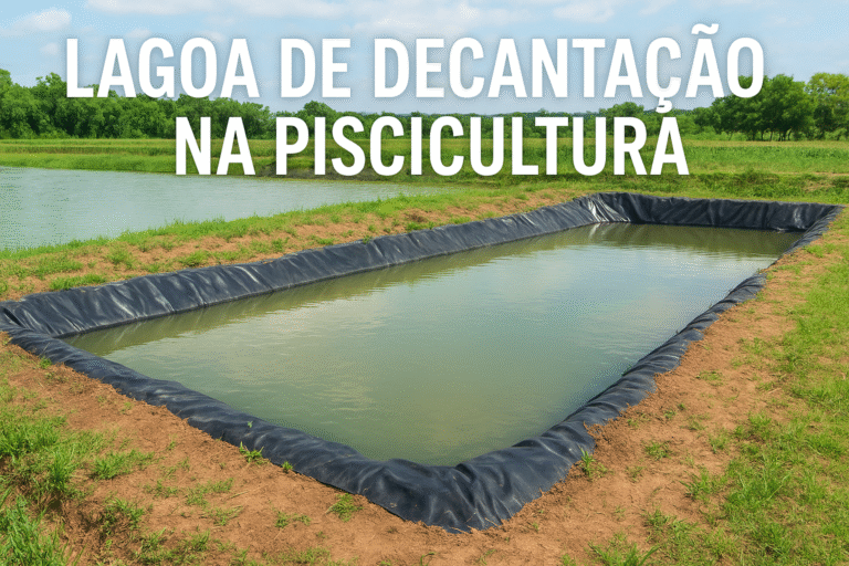 Lagoa de Decantação na Piscicultura
